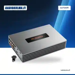 Musway FOUR200 autovahvistin etuviistosta.