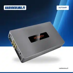 Musway M8-512K DSP-autovahvistin: etuviistonäkymä.