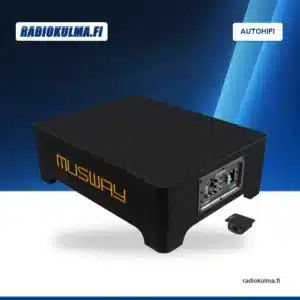 Musway MF110A aktiivisubwoofer: etuviistonäkymä.