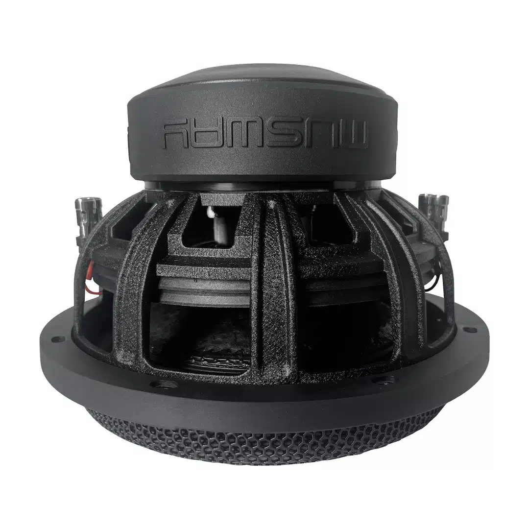 Musway MG10 subwoofer: sivunäkymä.