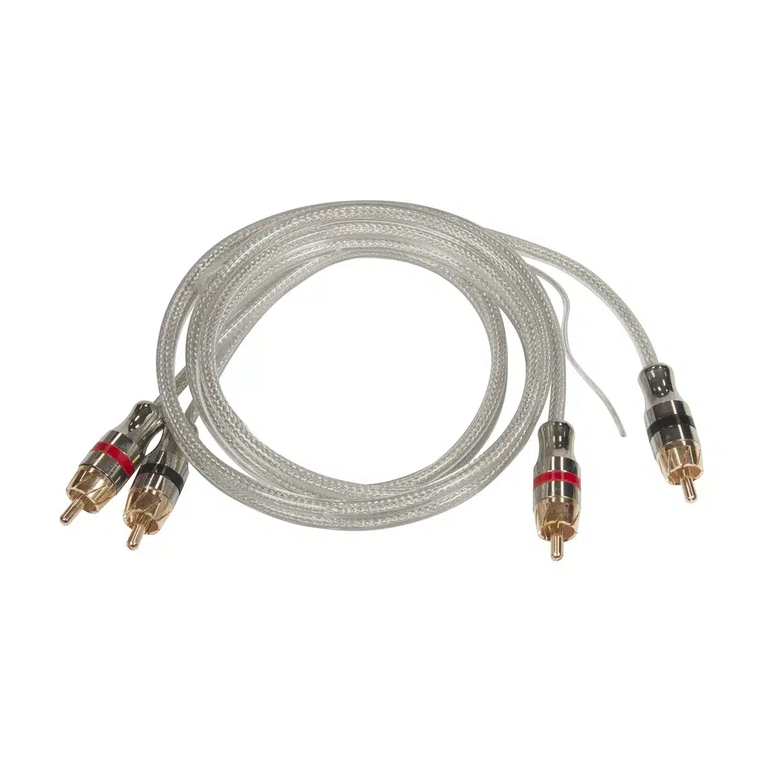 Musway MW1RCA RCA-kaapeli: RCA-kaapeli ja RCA-liittimet.