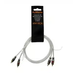 Musway MW1RCA RCA-kaapeli: RCA-kaapeli alkuperäisen tuotekortin kanssa.