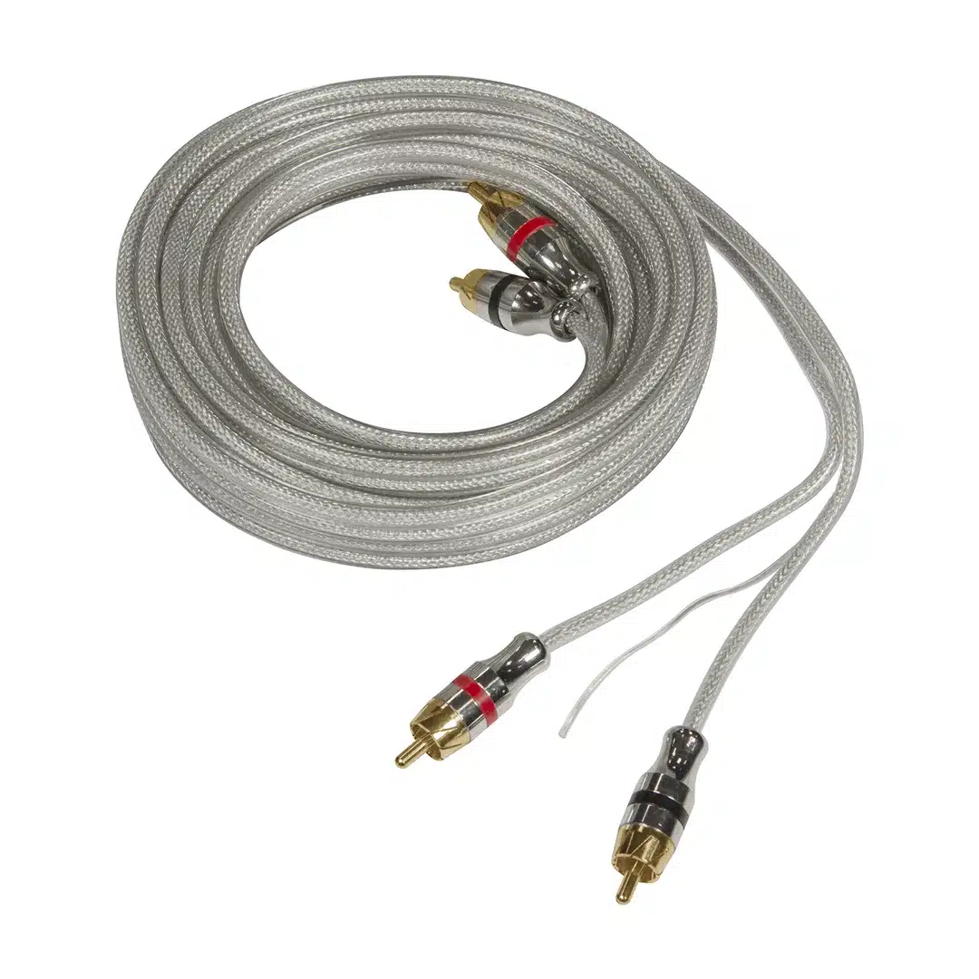 Musway MW3RCA RCA-kaapeli: RCA-kaapeli ja RCA-liittimet.