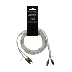 Musway MW3RCA RCA-kaapeli: RCA-kaapeli alkuperäisen tuotekortin kanssa.