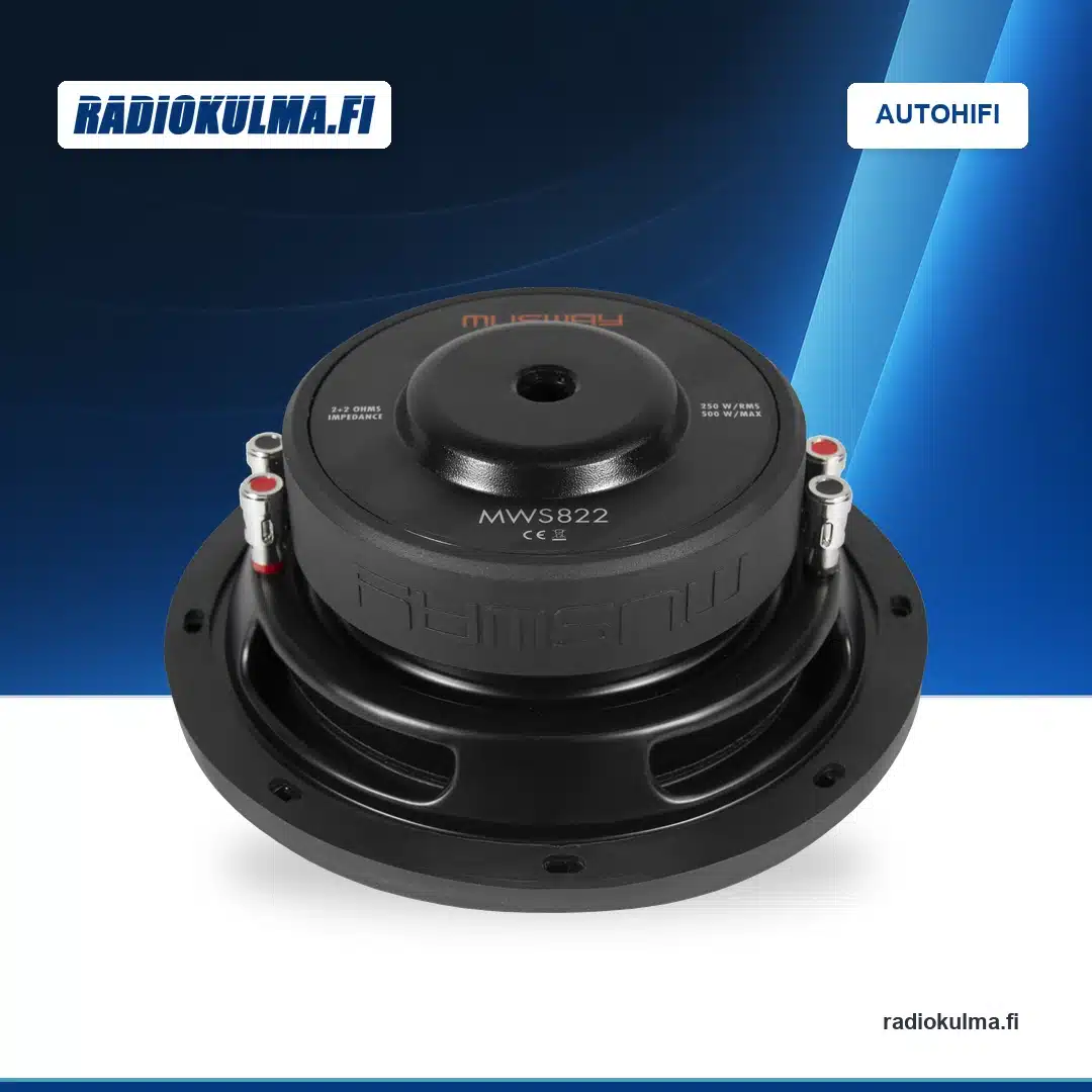 Musway MWS822 subwoofer: takanäkymä.