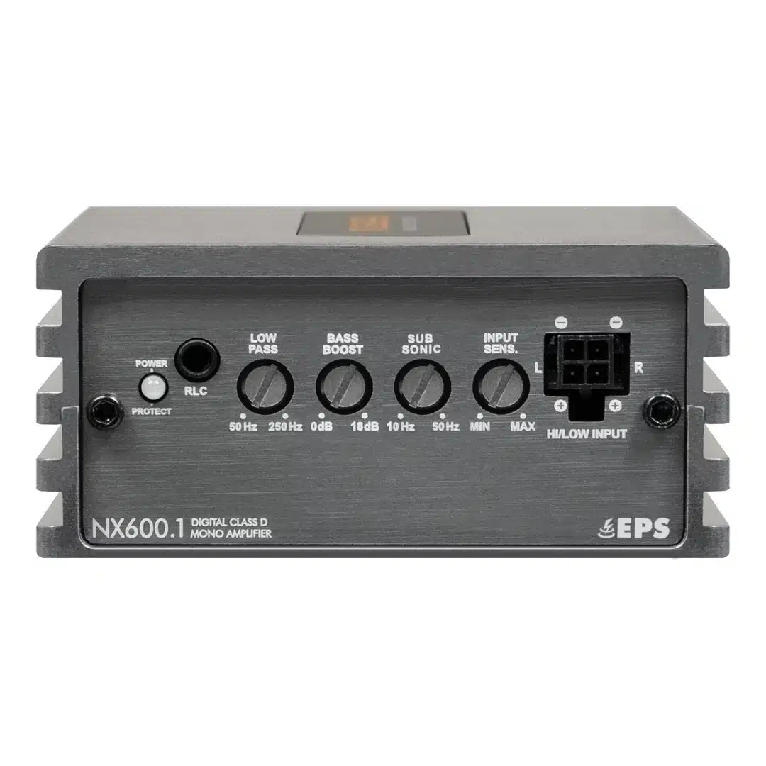 Musway NX600.1 säätöpaneeli ja jakosuodinten säätimet