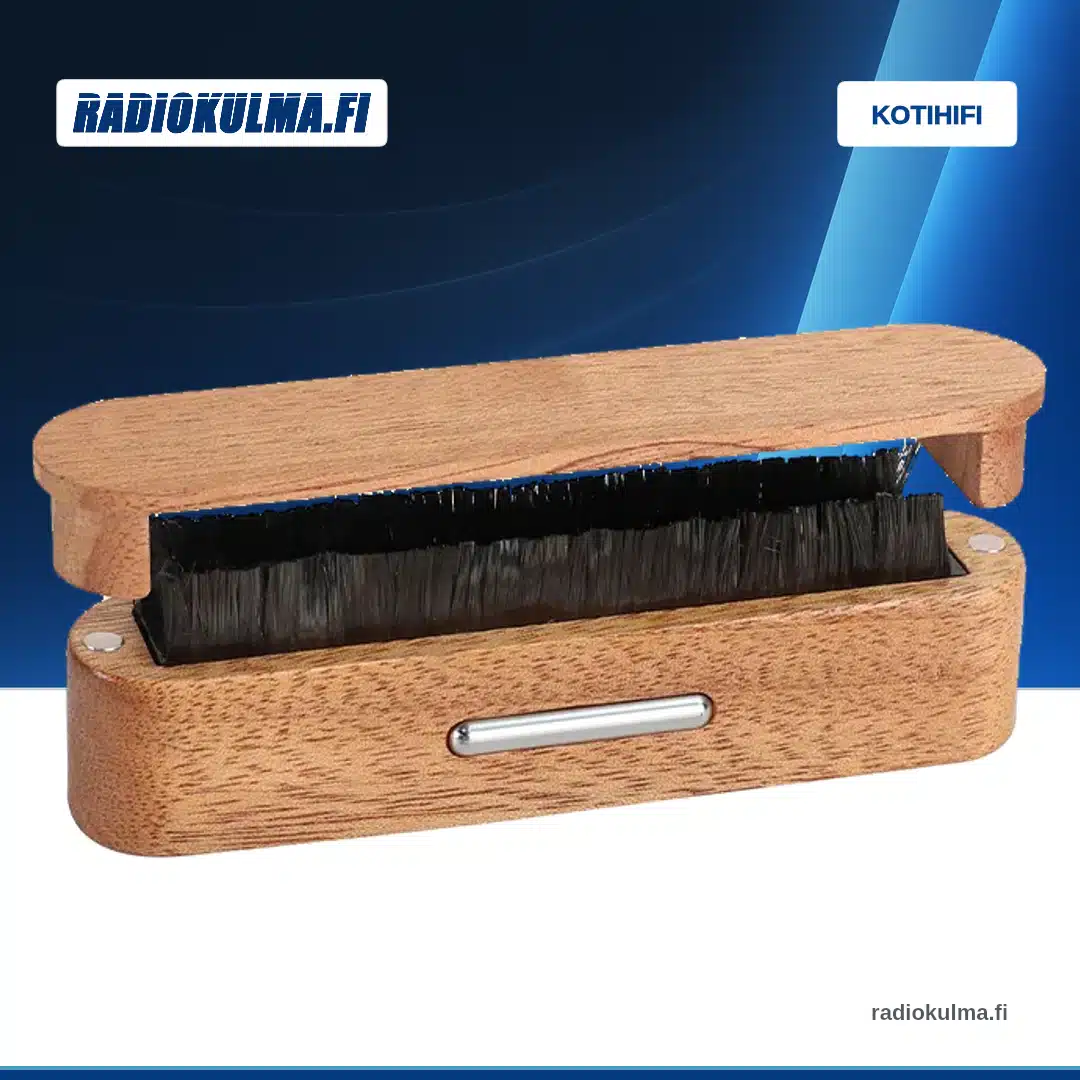 R-Audio Luxus Brush -puuharja ja erillinen magneettinen telakointialusta