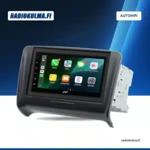 Stinger IE268E -soitin paketin autokohtaisessa asennuskehyksessä.