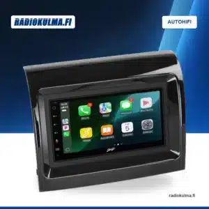 Stinger IE268E -soitin paketin autokohtaisessa asennuskehyksessä.