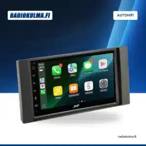 Stinger IE268E -soitin paketin autokohtaisessa asennuskehyksessä.