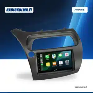 Stinger IE268E -soitin paketin autokohtaisessa asennuskehyksessä.
