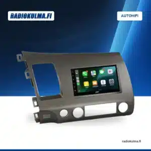 Stinger IE268E -soitin paketin autokohtaisessa asennuskehyksessä.