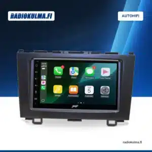 Stinger IE268E -soitin paketin autokohtaisessa asennuskehyksessä.