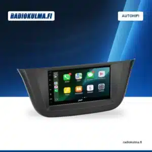 Stinger IE268E -soitin paketin autokohtaisessa asennuskehyksessä.