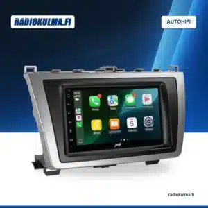 Stinger IE268E -soitin paketin autokohtaisessa asennuskehyksessä.