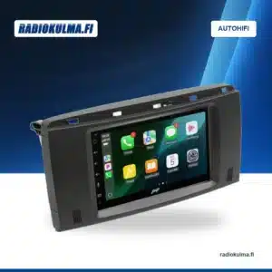 Stinger IE268E -soitin paketin autokohtaisessa asennuskehyksessä.