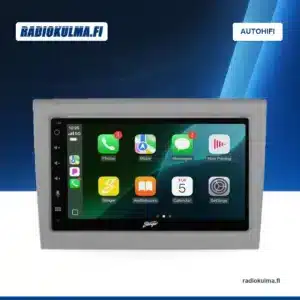 Stinger IE268E -soitin paketin autokohtaisessa asennuskehyksessä.