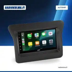 Stinger IE268E -soitin paketin autokohtaisessa asennuskehyksessä.