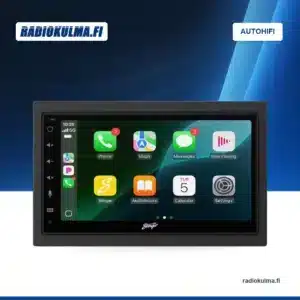 Stinger IE268E -runkosoitin Radiokulman bränditaustalla.