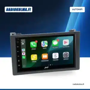 Stinger IE268E -soitin paketin autokohtaisessa asennuskehyksessä.