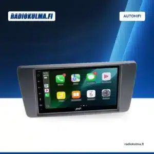 Stinger IE268E -soitin paketin autokohtaisessa asennuskehyksessä.