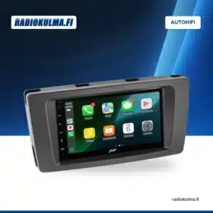 : Stinger IE268E -soitin paketin autokohtaisessa asennuskehyksessä.
